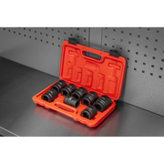 Sealey Premier Impact Socket Set 1"Sq Drive 8 Piece - Chrome Molybdenum