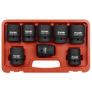 Sealey Premier Impact Socket Set 1"Sq Drive 8 Piece - Chrome Molybdenum