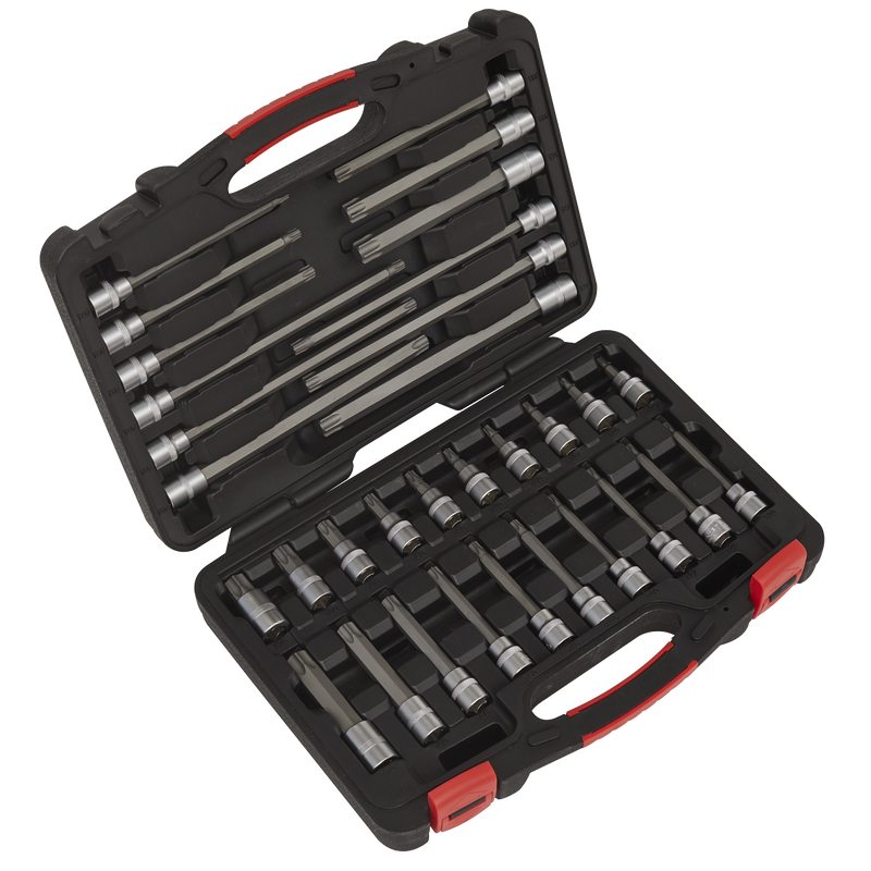 Sealey Premier Platinum Socket Bit Set 32 Piece 3/8" Drive AK89001