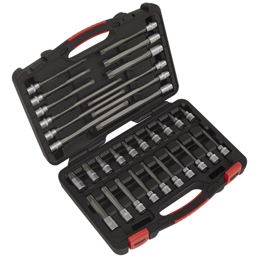 Sealey Premier Platinum Socket Bit Set 32 Piece 3/8" Drive AK89001