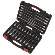 Sealey Premier Platinum Socket Bit Set 32 Piece 3/8" Drive AK89001