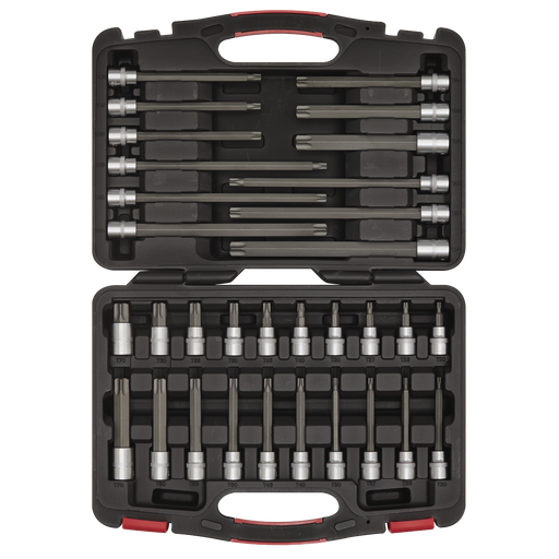 Sealey Premier Platinum Socket Bit Set 32 Piece 3/8" Drive AK89001