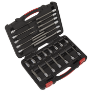 Sealey Premier Platinum Spline Socket Bit Set 3/8" Drive 26 Piece