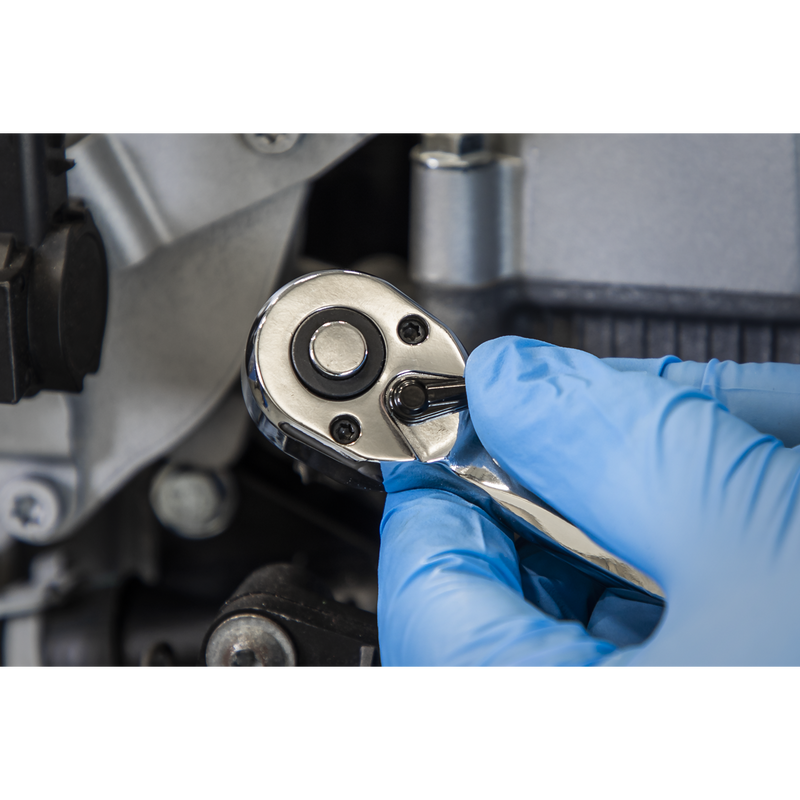 Sealey Premier Offset Ratchet Wrench 1/4"Sq Drive 150mm
