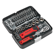 Sealey Premier Socket & Bit Set 38 Piece 1/4" Drive AK8945
