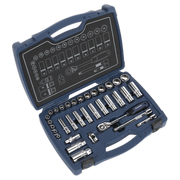 Sealey Premier Socket Set 3/8"Sq Drive 34 Piece