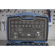 Sealey Premier Socket Set 1/2" Sq Drive 26 Piece with Ratchet Wrench