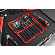 Sealey Premier Roll Pin Punch Set 9 Piece Imperial 1/8-1/2"