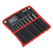 Sealey Premier Roll Pin Punch Set 9 Piece Imperial 1/8-1/2"
