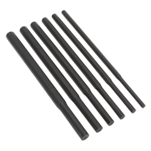 Sealey Premier Heavy-Duty Parallel Pin Punch Set 6 Piece Ø10-20mm