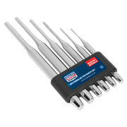 Sealey Premier Parallel Pin Punch Set 6 Piece - Chrome Vanadium Steel