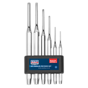 Sealey Premier Parallel Pin Punch Set 6 Piece - Chrome Vanadium Steel