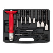Sealey Premier Punch & Chisel Set 13 Piece AK9215 with Hammer-Thru Grip
