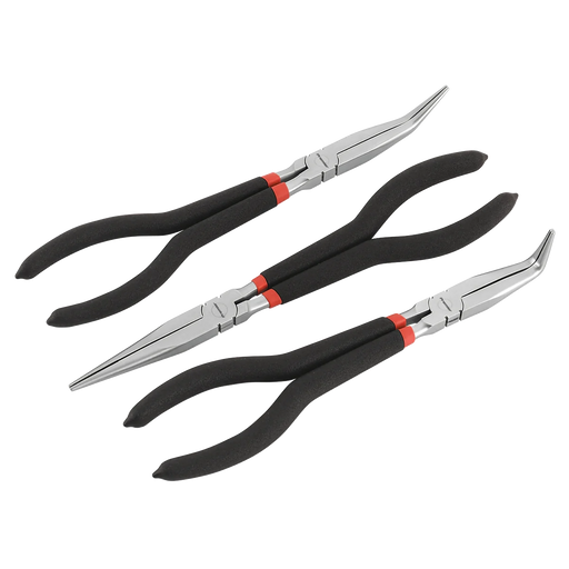 Sealey Premier Pliers Set 280mm 3 Piece Ni-Fe Finish