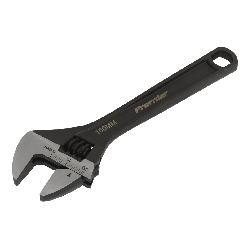 Sealey Premier Adjustable Wrench 150mm Jaw Capacity 19mm