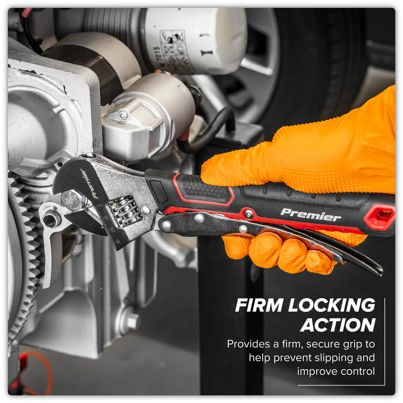 Sealey Premier Adjustable Wrench 250mm with Locking Function