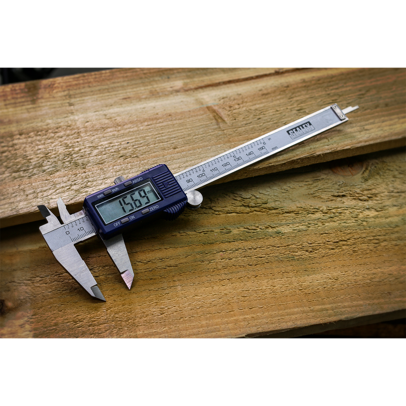 Sealey Digital Vernier Caliper 150mm (0-6") AK962EV