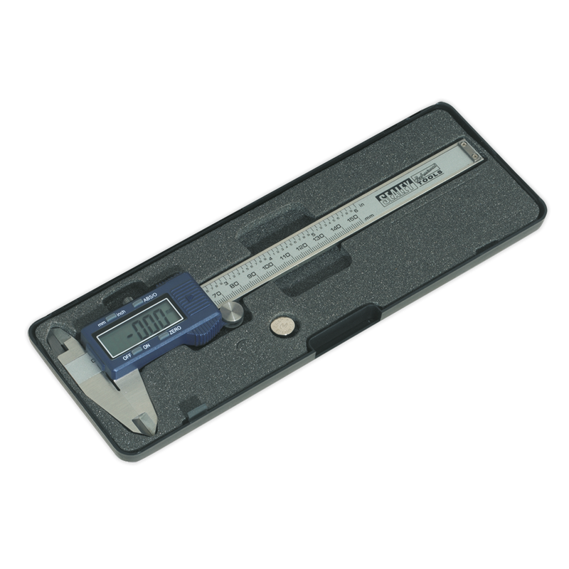 Sealey Digital Vernier Caliper 150mm (0-6") AK962EV