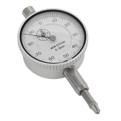 Sealey Metric Dial Gauge Indicator AK9634M 8mm Deflection