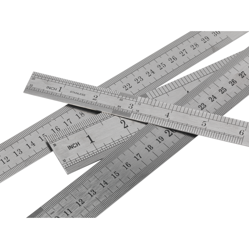Sealey Stainless Steel Rule 6" (150mm) Measuring Tool