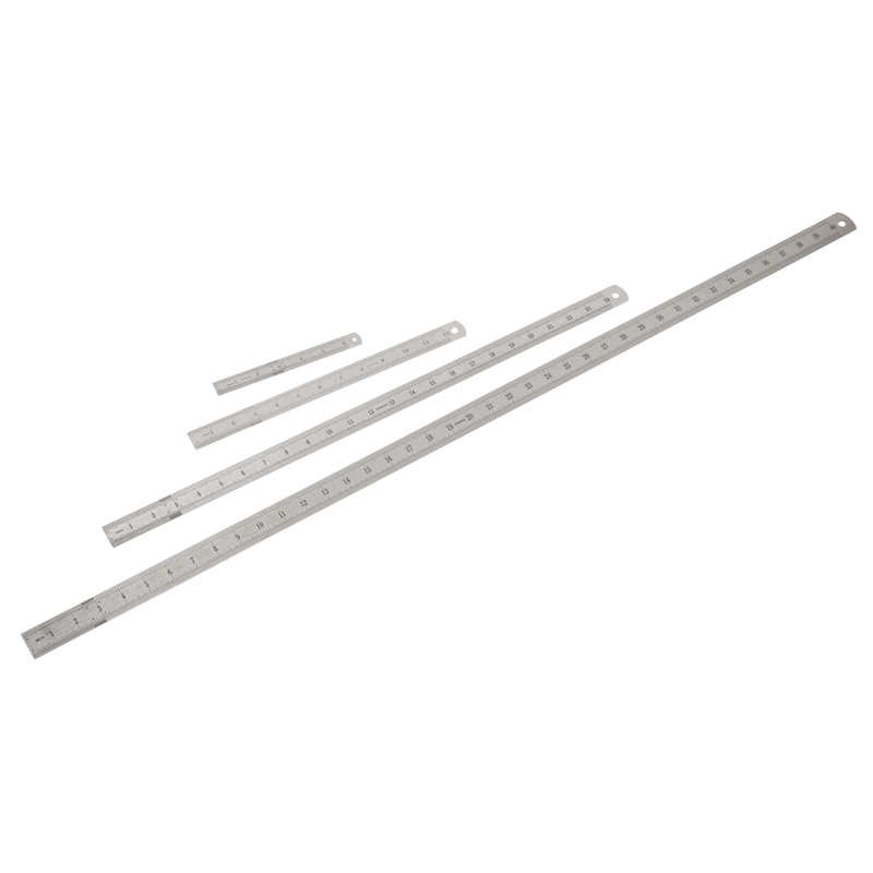 Sealey Stainless Steel Rule 6" (150mm) Measuring Tool