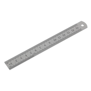 Sealey Stainless Steel Rule 6" (150mm) Measuring Tool