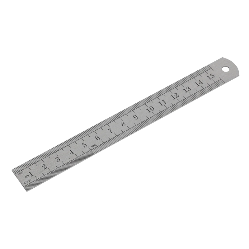 Sealey Stainless Steel Rule 6" (150mm) Measuring Tool