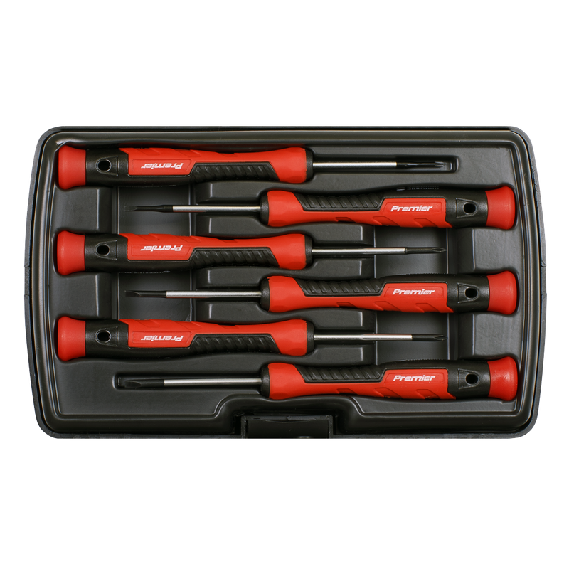 Sealey Premier Screwdriver Set 6 Piece AK97324 with S2 Steel Shafts