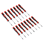 Sealey Premier Precision Screwdriver Set 15 Piece - High Quality S2 Steel