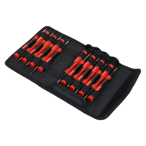 Sealey Premier Precision Screwdriver Set 15 Piece - High Quality S2 Steel
