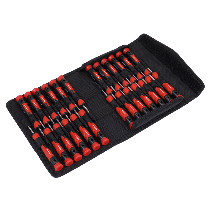 Sealey Premier Precision Screwdriver Set 25 Piece - High Quality S2 Steel
