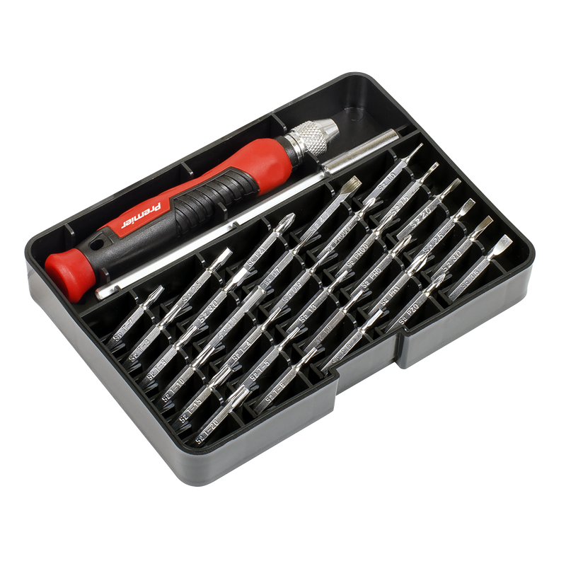 Sealey Premier Screwdriver Set 32 Piece AK97328 with 30mm Bits