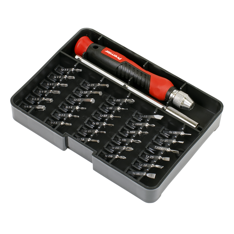 Sealey Premier Screwdriver Set 32 Piece AK97328 with 30mm Bits