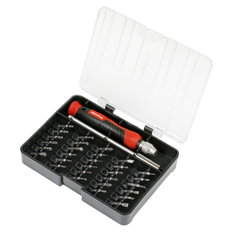 Sealey Premier Screwdriver Set 32 Piece AK97328 with 30mm Bits