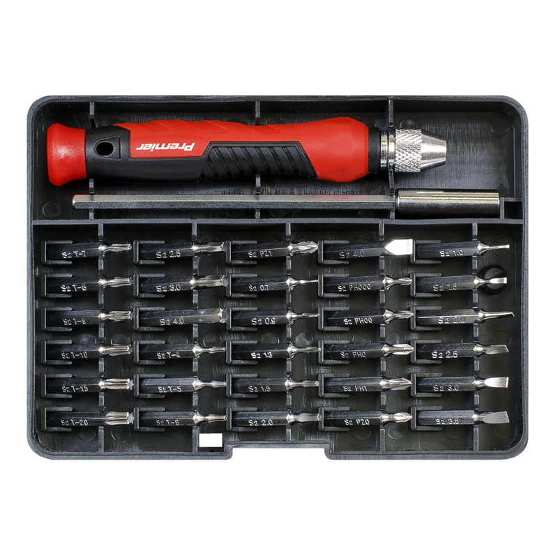 Sealey Premier Screwdriver Set 32 Piece AK97328 with 30mm Bits