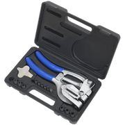 Sealey Metal Punch Set 14 Piece - Heavy-Duty Steel, 1.35kg