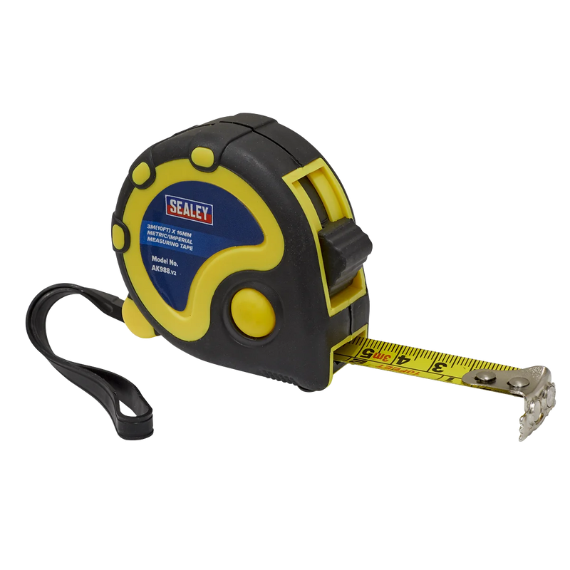 Sealey Tape Measure 3m x 16mm Metric/Imperial AK988