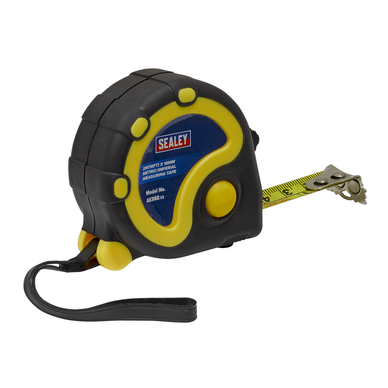 Sealey Tape Measure 3m x 16mm Metric/Imperial AK988