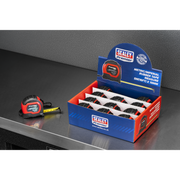 Sealey Premier Tape Measure 5m x 19mm - Display Box of 12