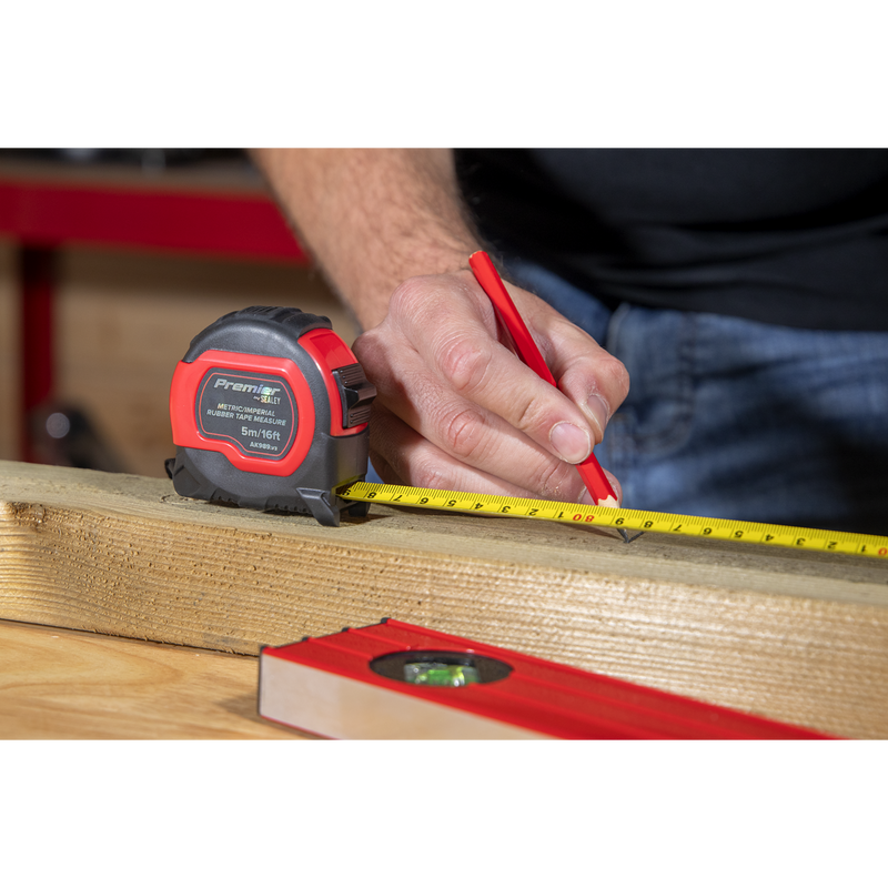 Sealey Premier Tape Measure 5m x 19mm - Display Box of 12