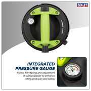 Sealey Heavy Lift Suction Cup AK9894 110kg Capacity