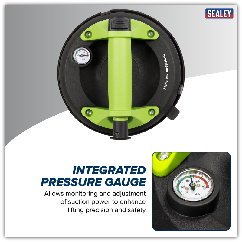 Sealey Heavy Lift Suction Cup AK9894 110kg Capacity