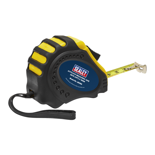 Sealey Tape Measure 3m x 16mm Auto Lock Model AK993