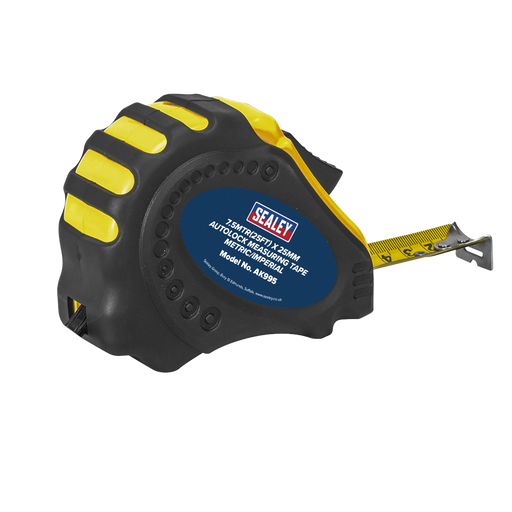 Sealey Tape Measure 7.5m (25ft) x 25mm Auto Lock