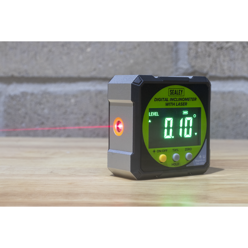 Sealey Digital Inclinometer AK9991 with Laser Line