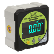 Sealey Digital Inclinometer AK9991 with Laser Line