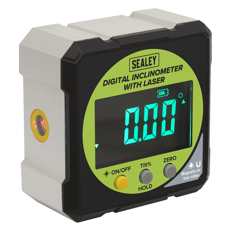Sealey Digital Inclinometer AK9991 with Laser Line