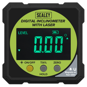 Sealey Digital Inclinometer AK9991 with Laser Line
