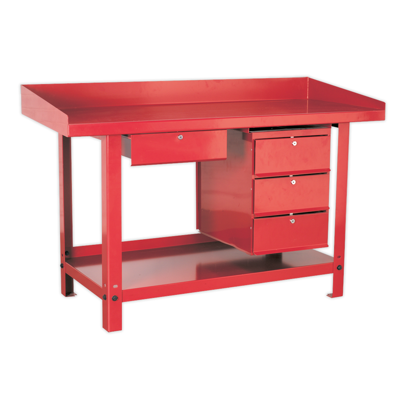 Sealey Steel Workbench AP1015 1.5m with Drawer & 1000kg Capacity