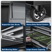 Sealey Tool Chest & Rollcab AP1080GR 12 Drawer Grey